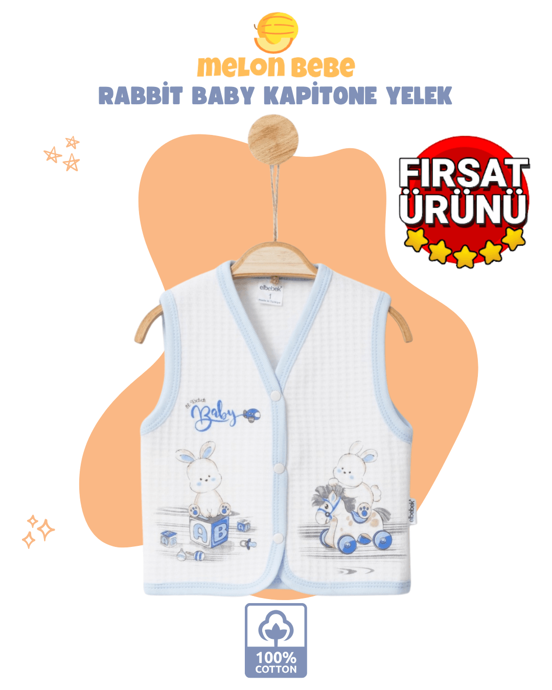 Rabbit Baby Kapitone Yelek