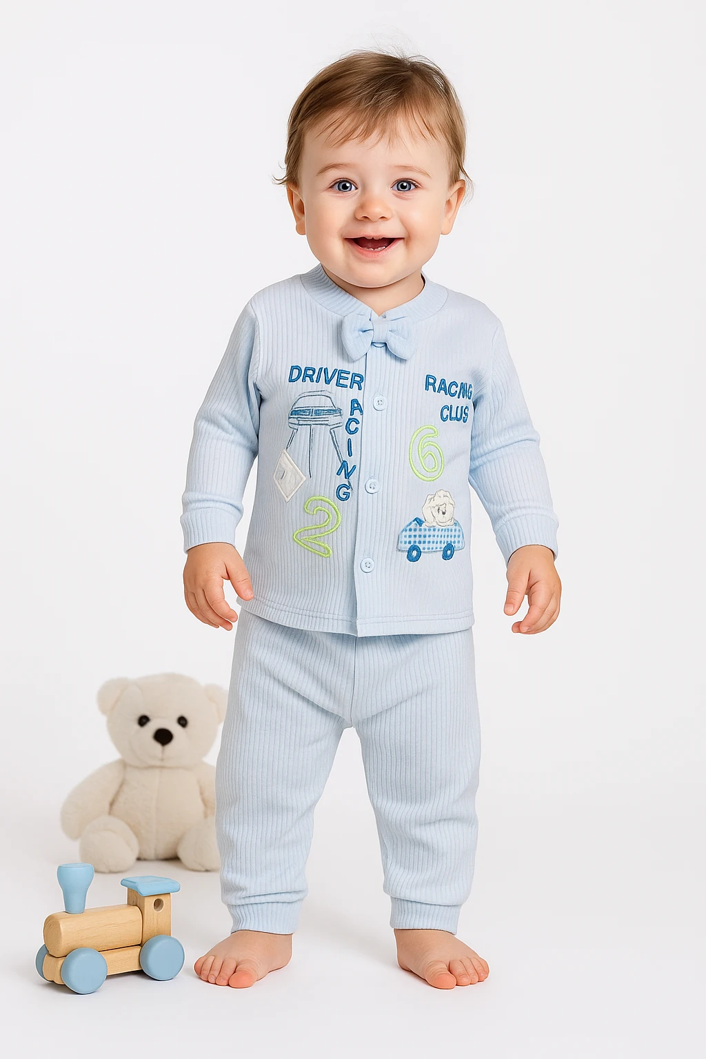 🌟 Bugüne Özel İndirim – 2’li Erkek Bebek Takımı %100 Pamuk