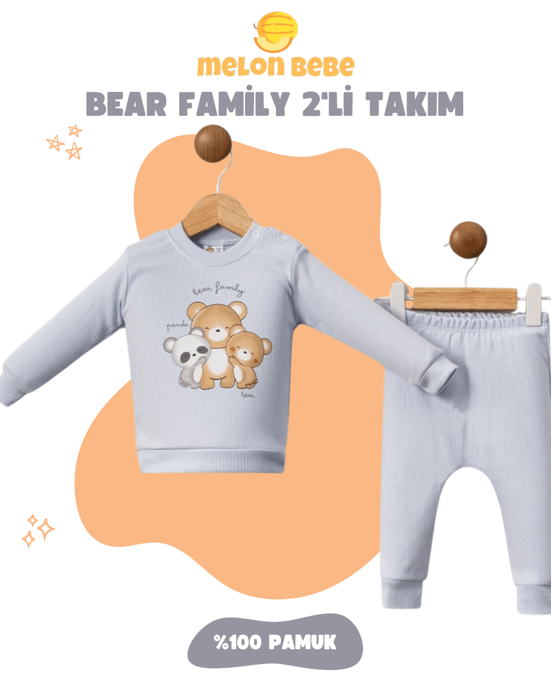 Bear Family 2'li Takım