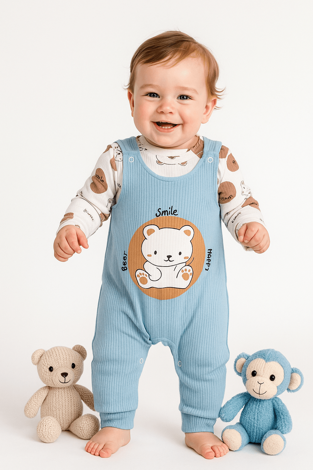 Smile Bear 2'li Salopet