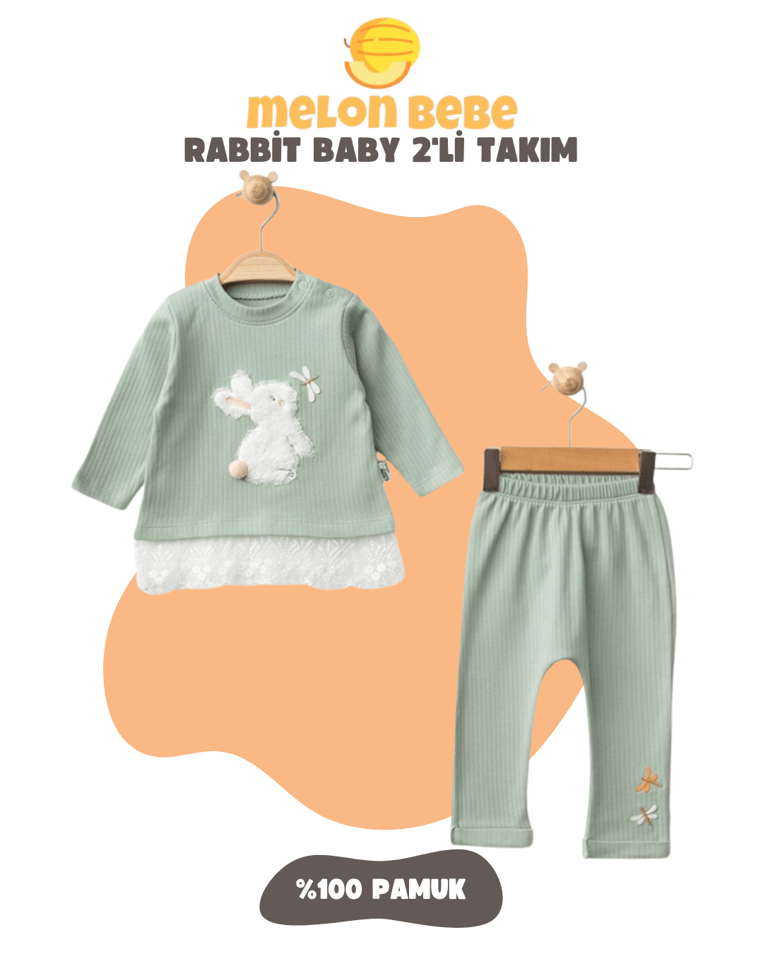 Rabbit Baby 2'li Takım