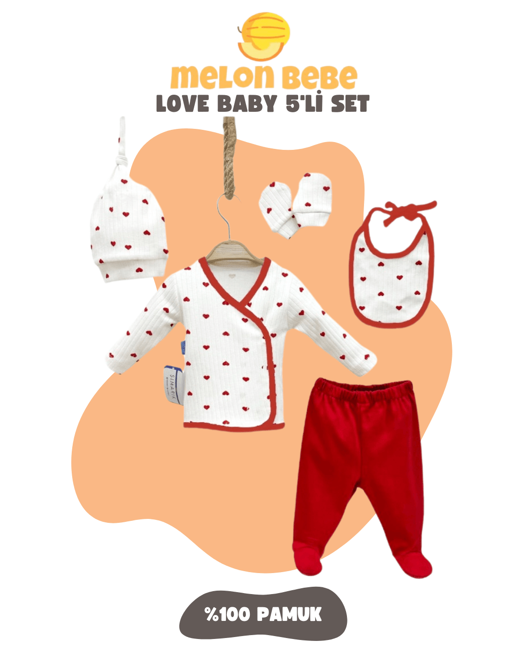 Love Baby 5'li Set