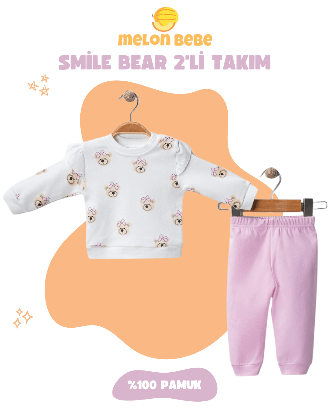 Smile Bear 2'li Takım