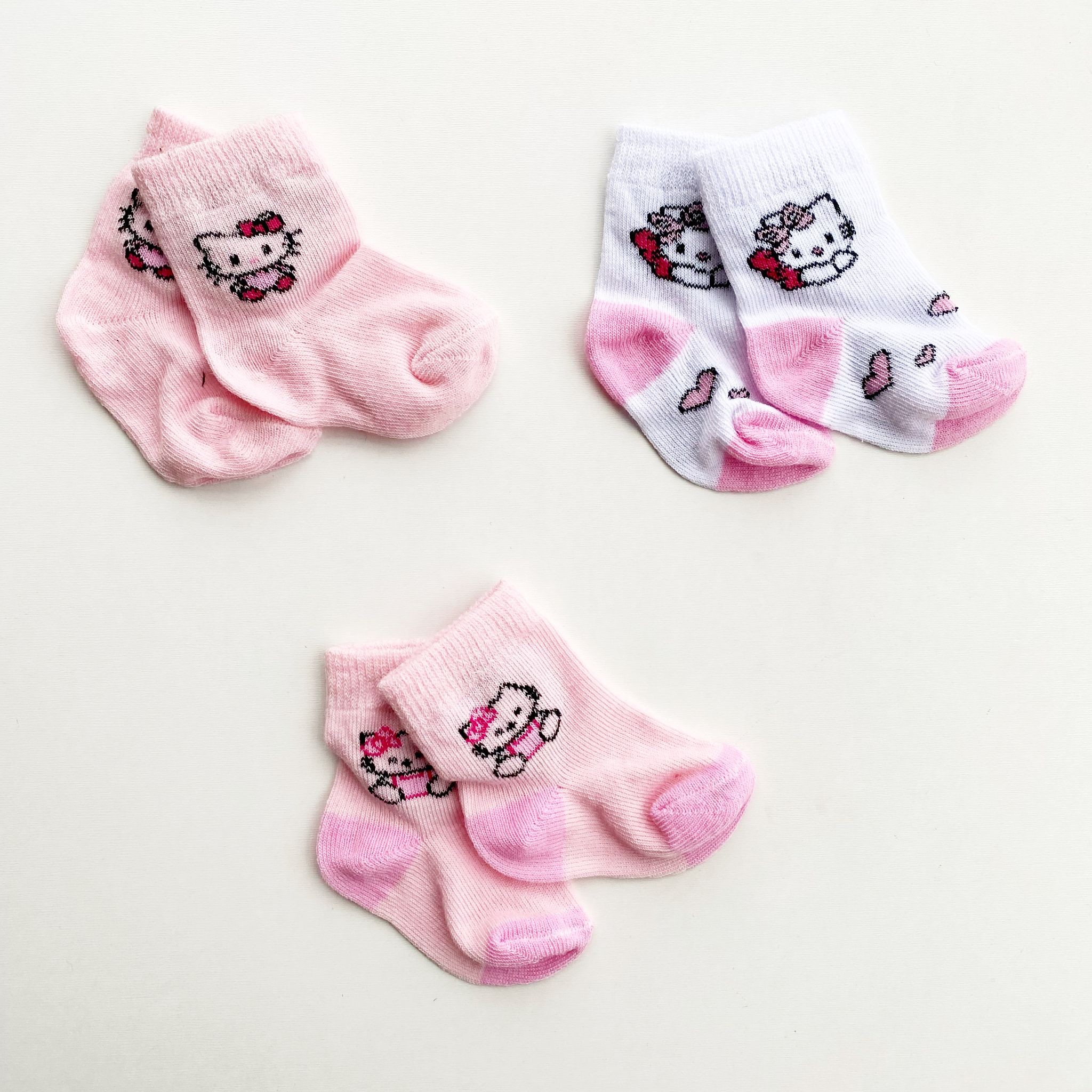 Bebek Sevimli 3'lü Çorap