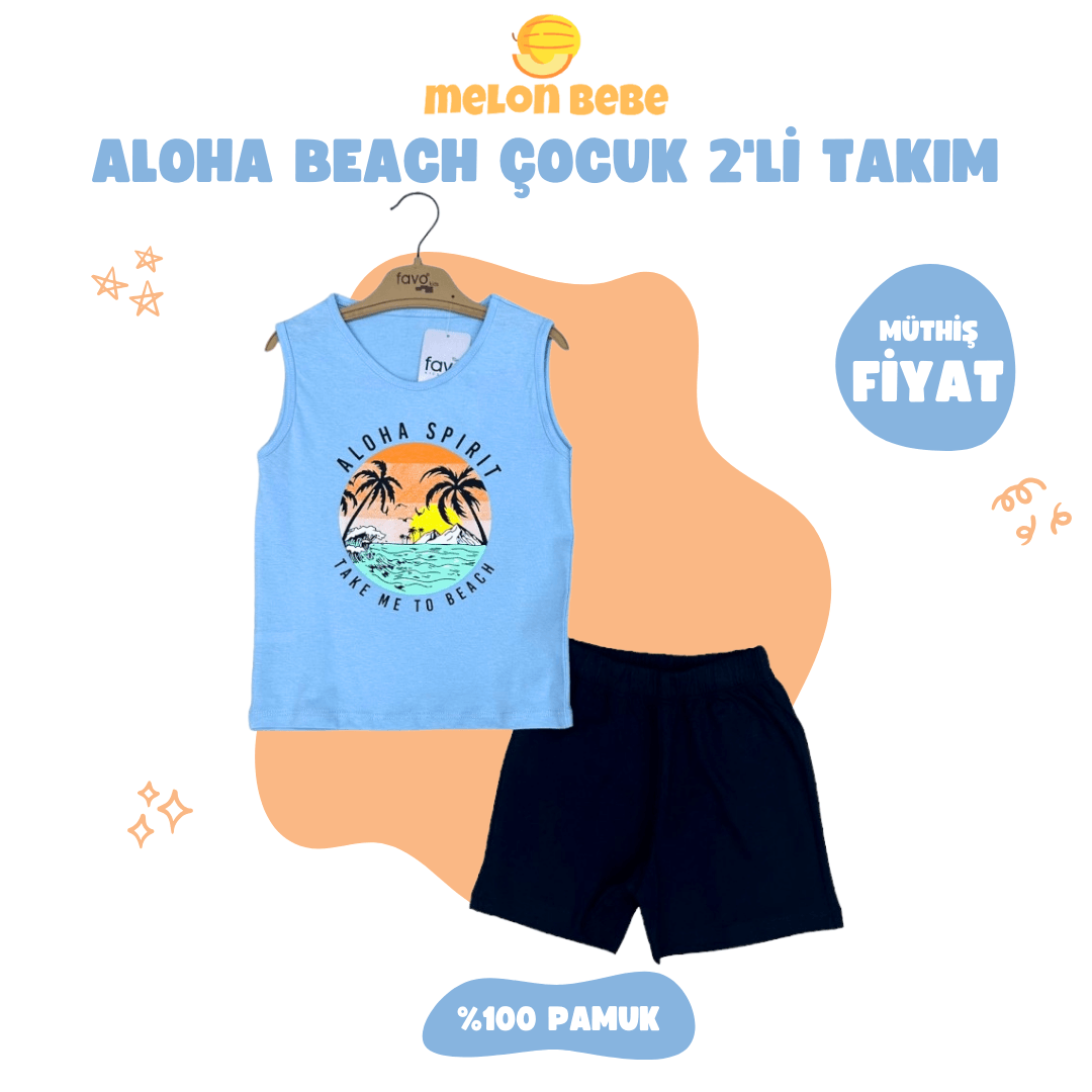 Aloha Beach Çocuk 2'li Takım
