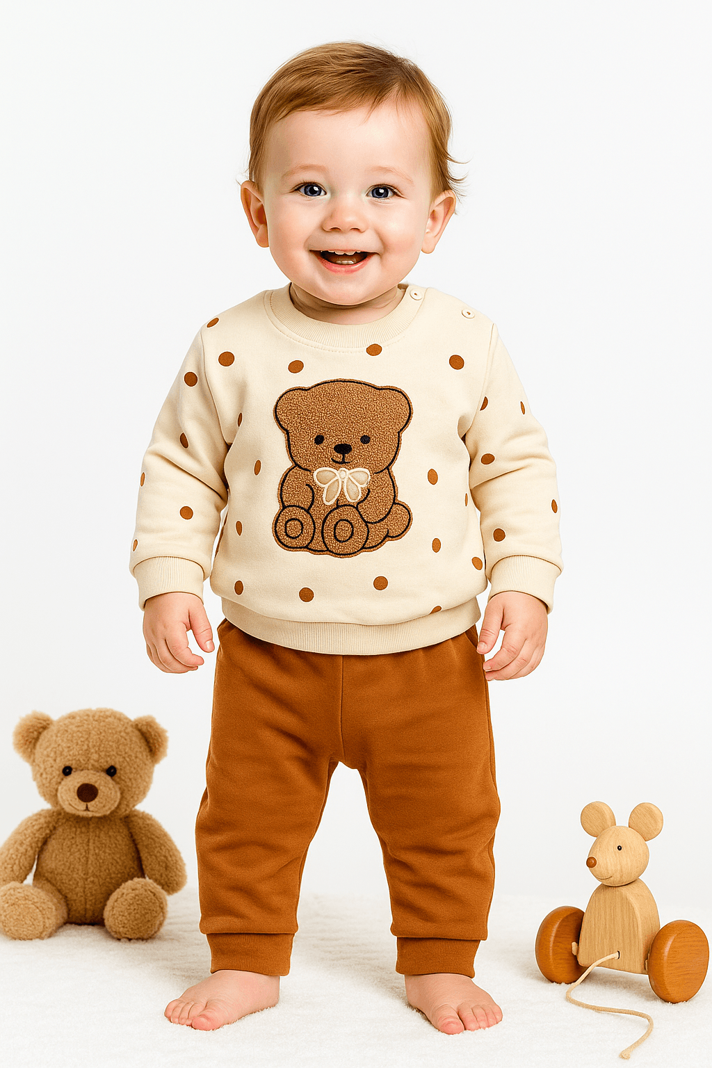 Bear Puantiyeli 2'li Takım