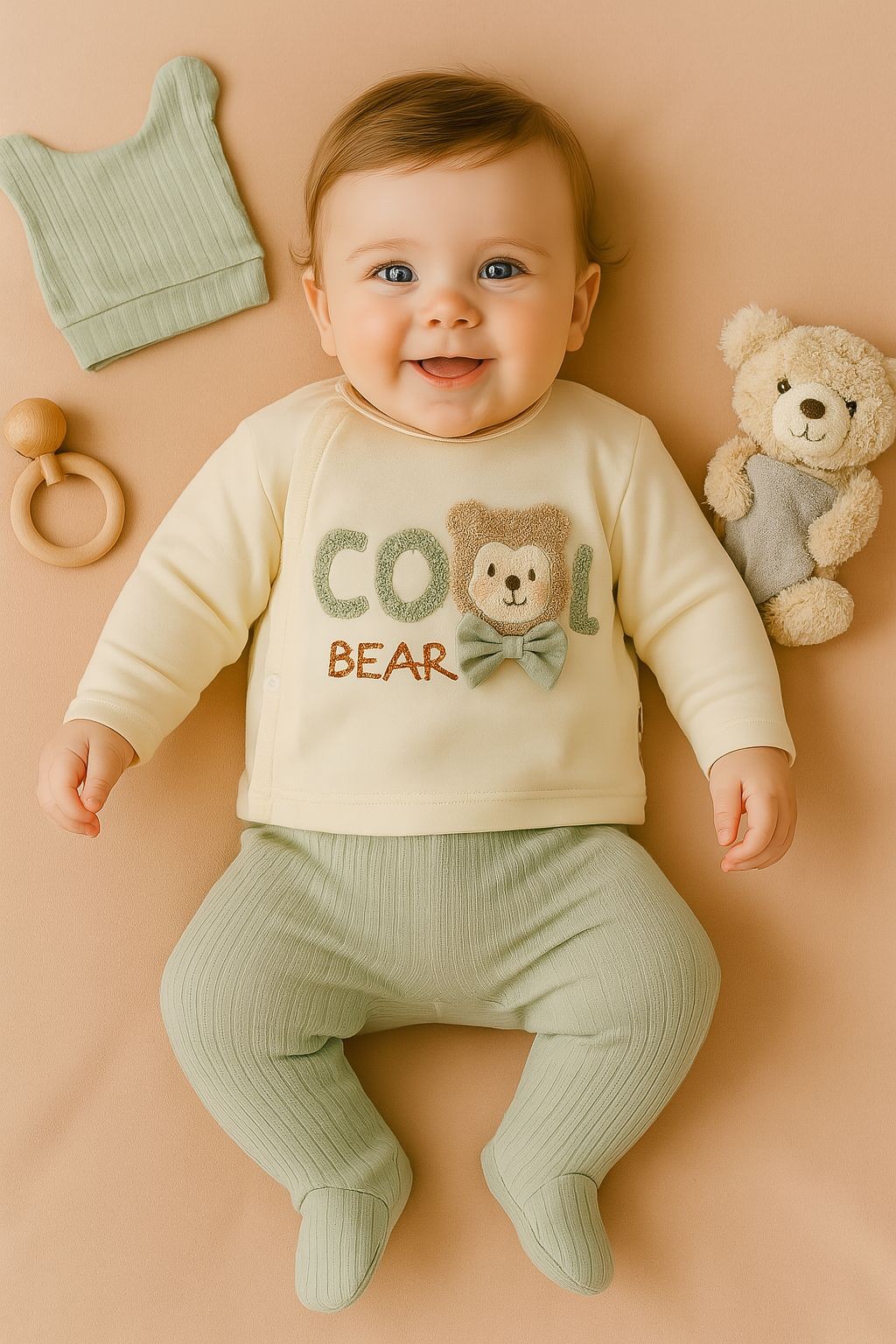 Cool Bear 3'lü Zıbın Set