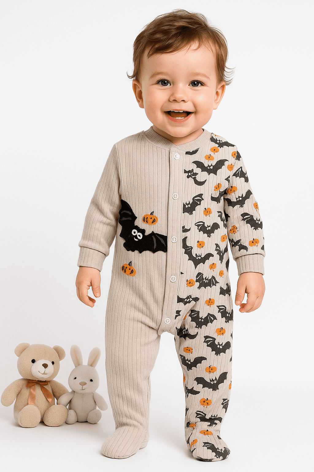 Cute Halloween Çıtçıtlı Tulum