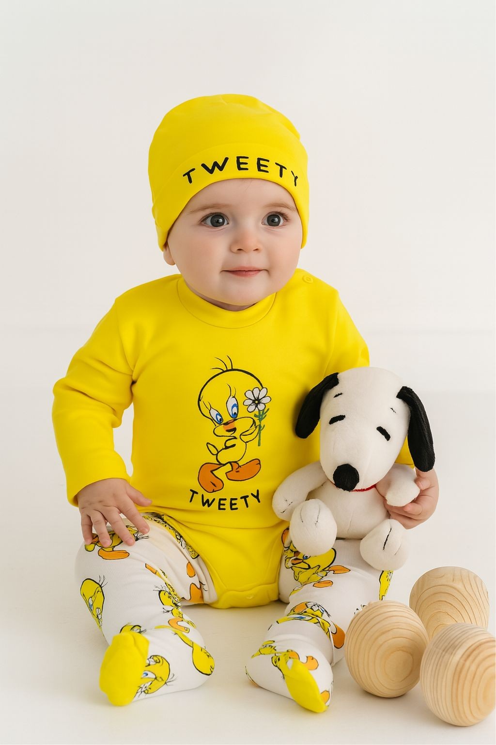 Tweety Baby 3'lü Bereli Takım