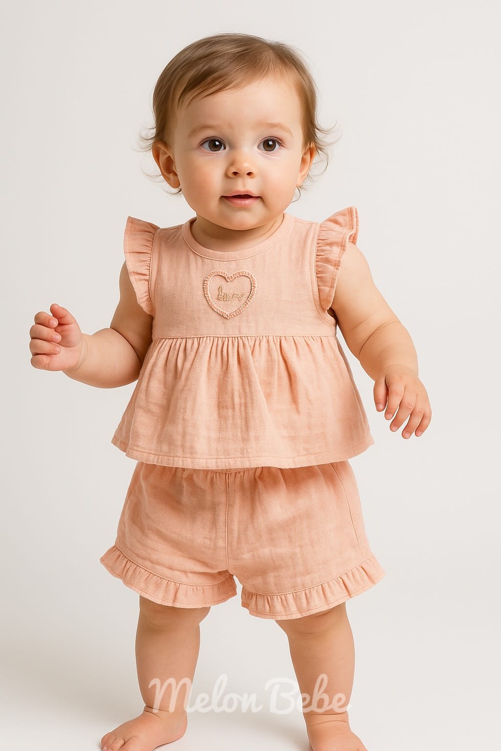 Love Baby Müslin Kumaş 2'li Takım