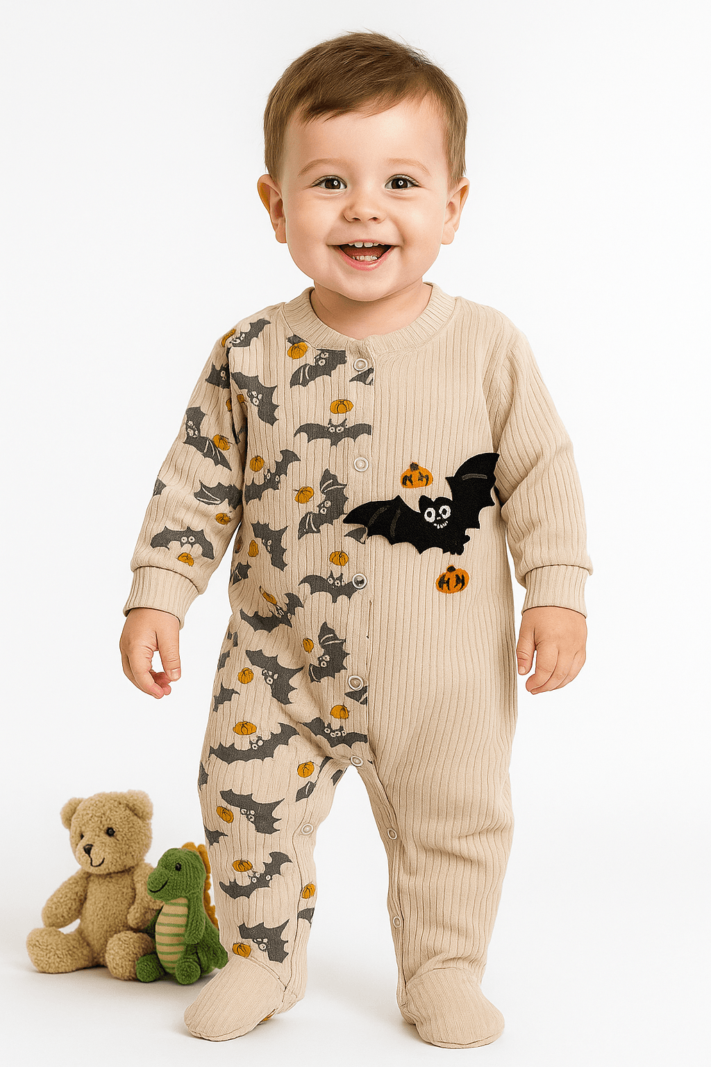 Cute Halloween Çıtçıtlı Tulum