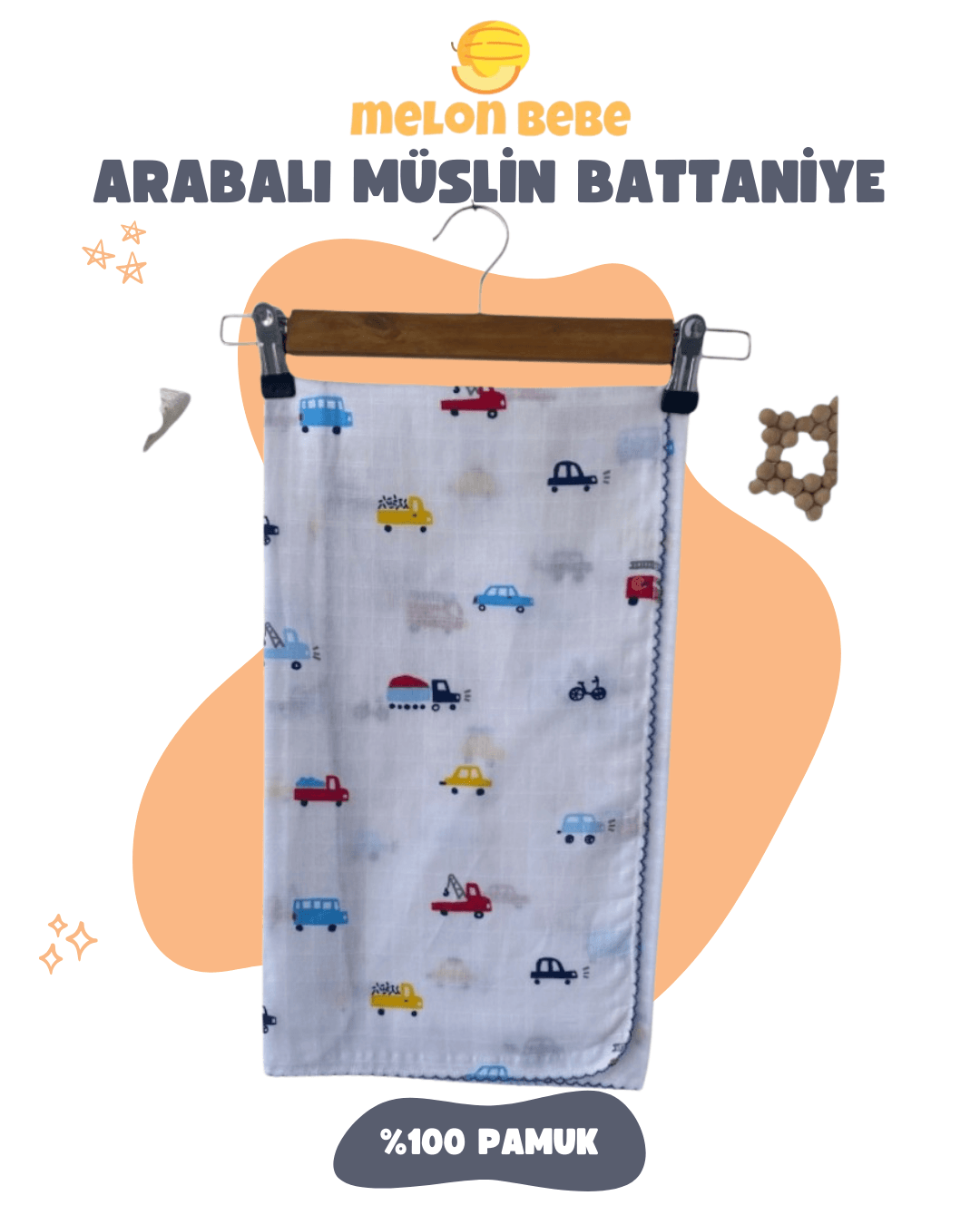 Arabalı Müslin Battaniye