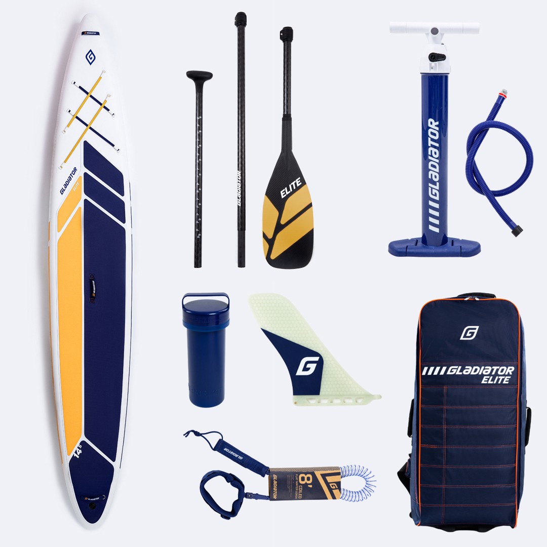 Elite 14'0 S Race Şişme Sup Paddle Board(Kürek Sörfü) - Full Paket