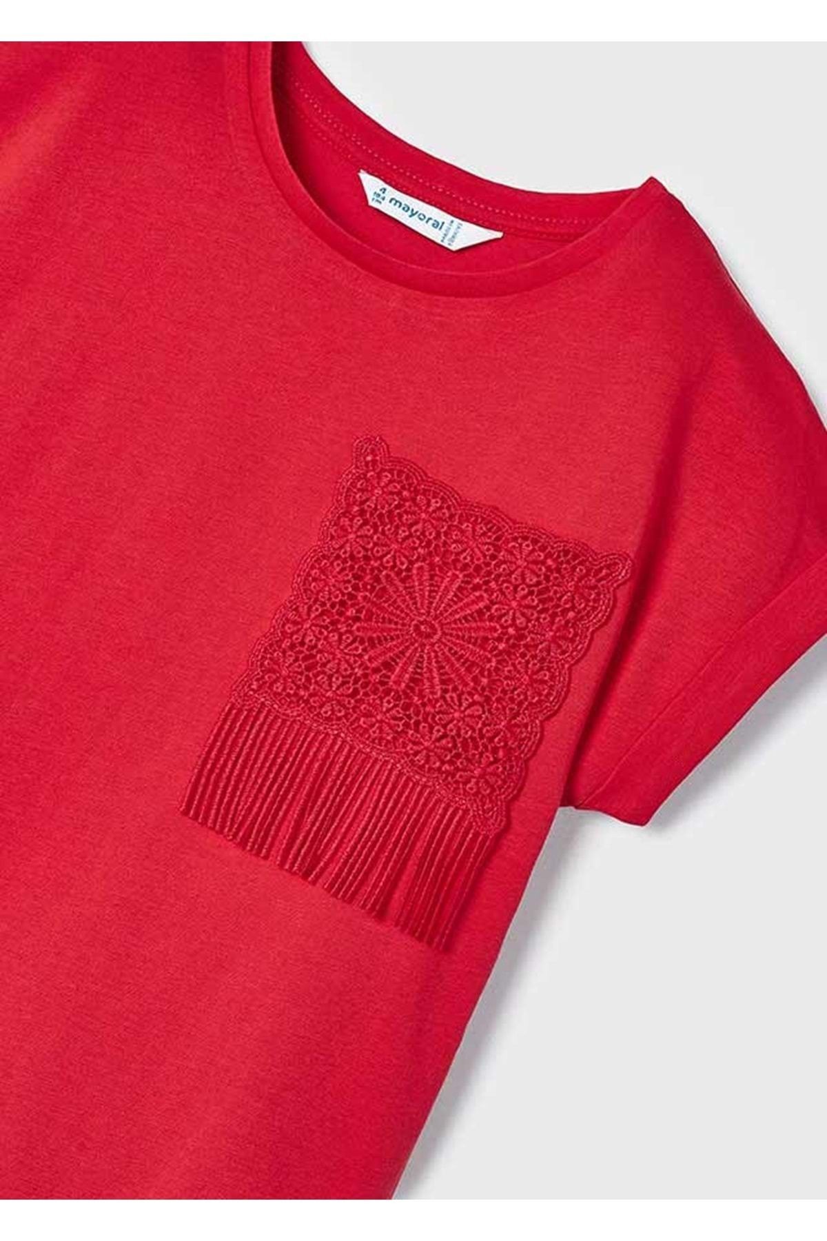 Kız Çocuk Tshirt Kırmızı