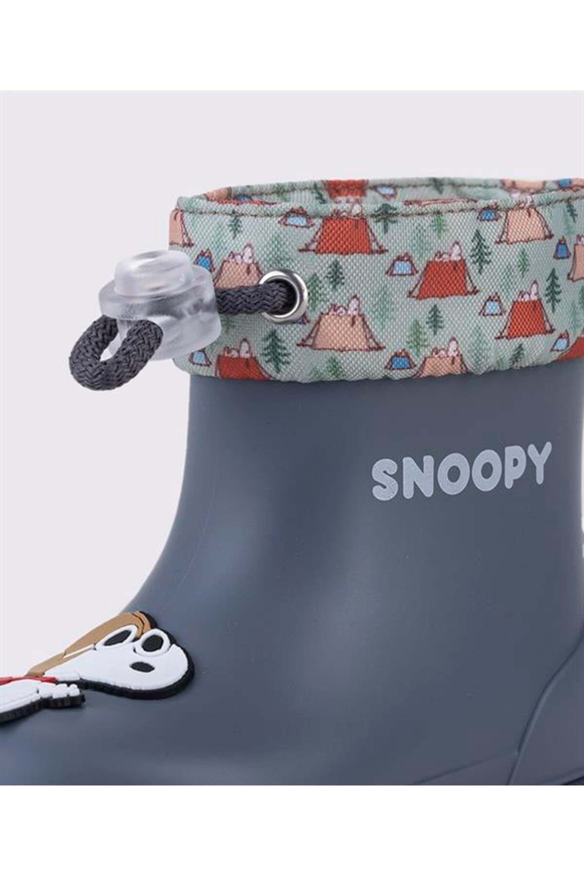 İgor Kışlık Çocuk Bımbı Snoopy Azul-Blue Kar Botu