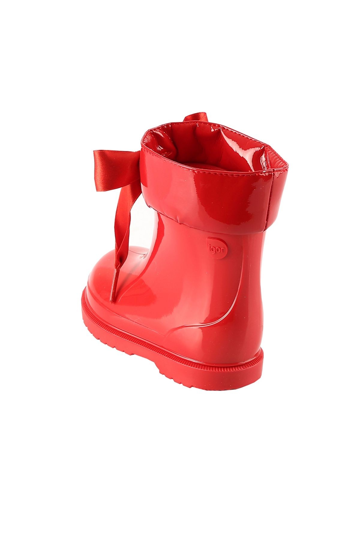 W10238 Bimbi Lazo Kız Çocuk Kırmızı Yağmur Çizmesi
