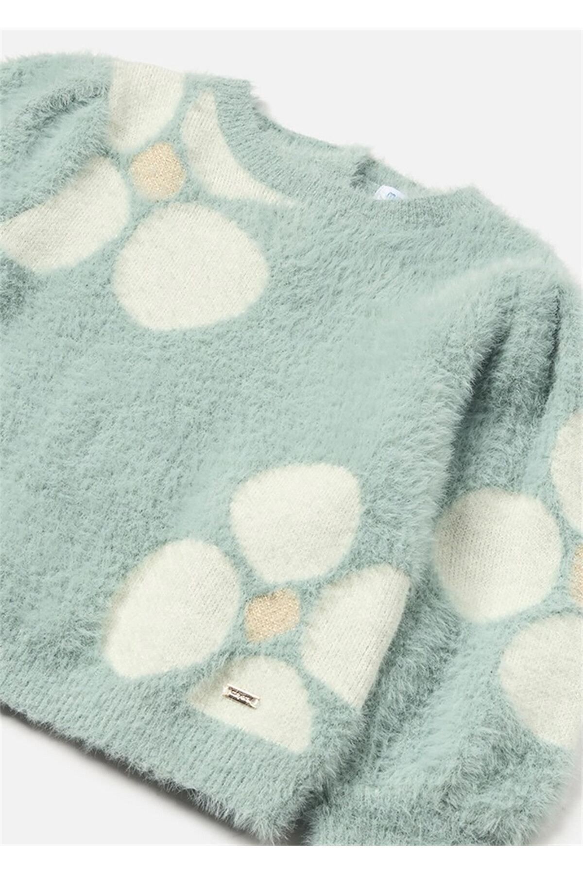 Kız Bebek Sweater Mint Yeşili 2321