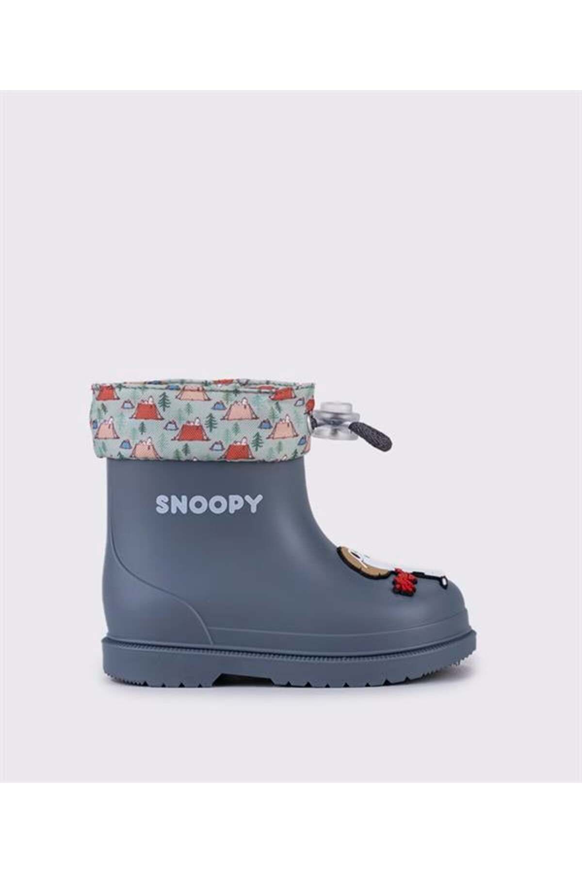 İgor Kışlık Çocuk Bımbı Snoopy Azul-Blue Kar Botu