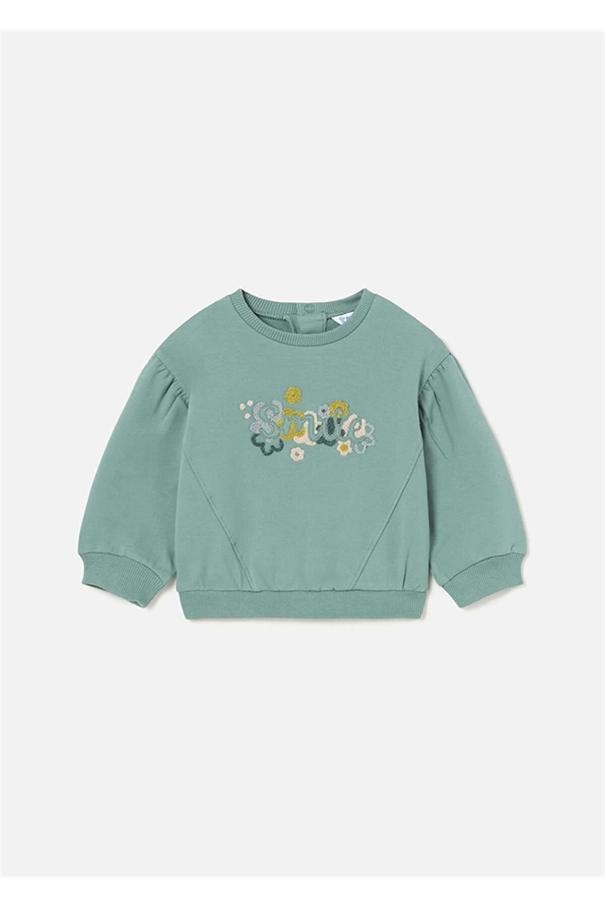 Kız Bebek Sweatshirt Yeşil 2476