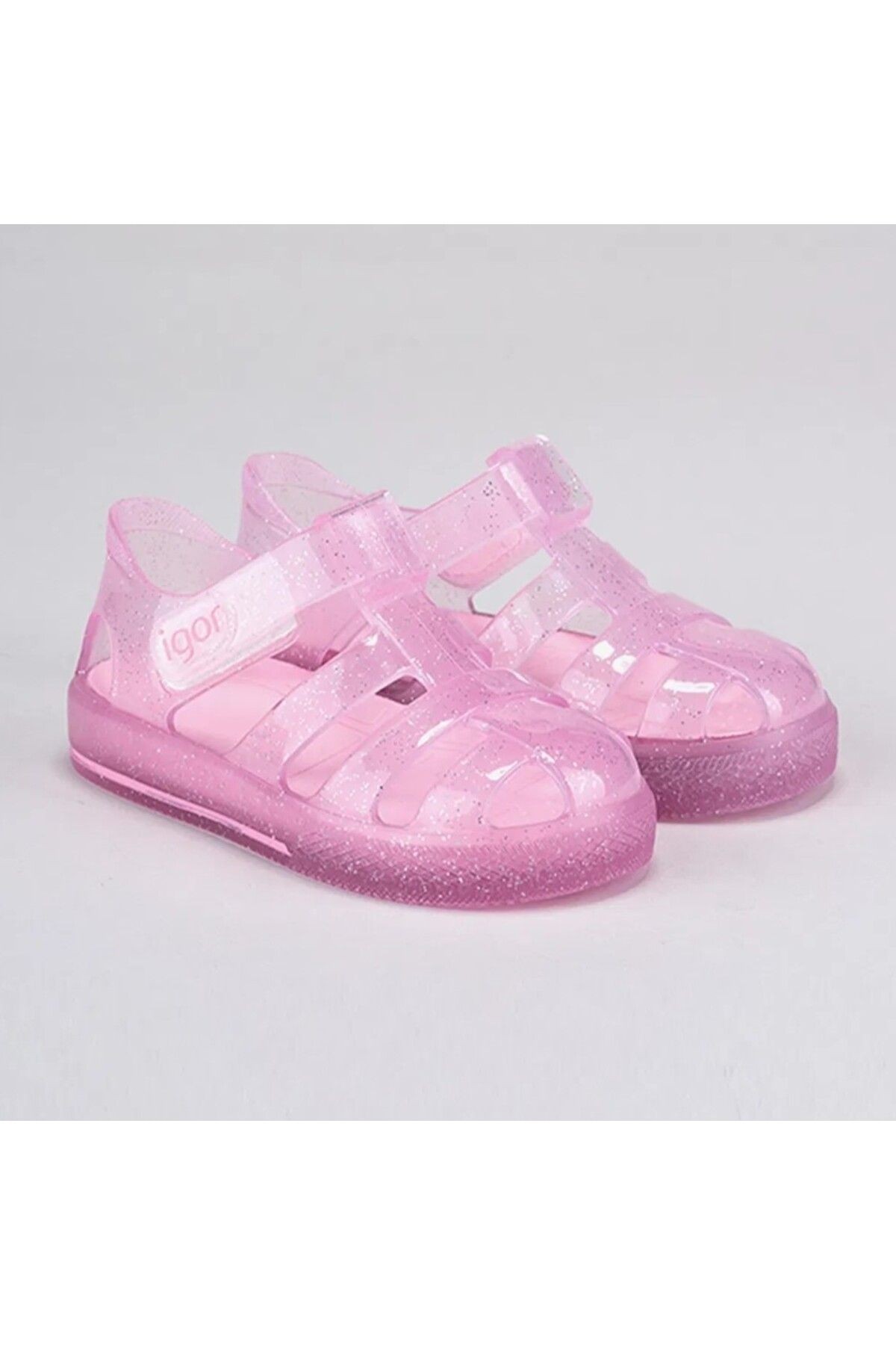 Star Glitter Cırtlı Çocuk Sandalet S10265-049