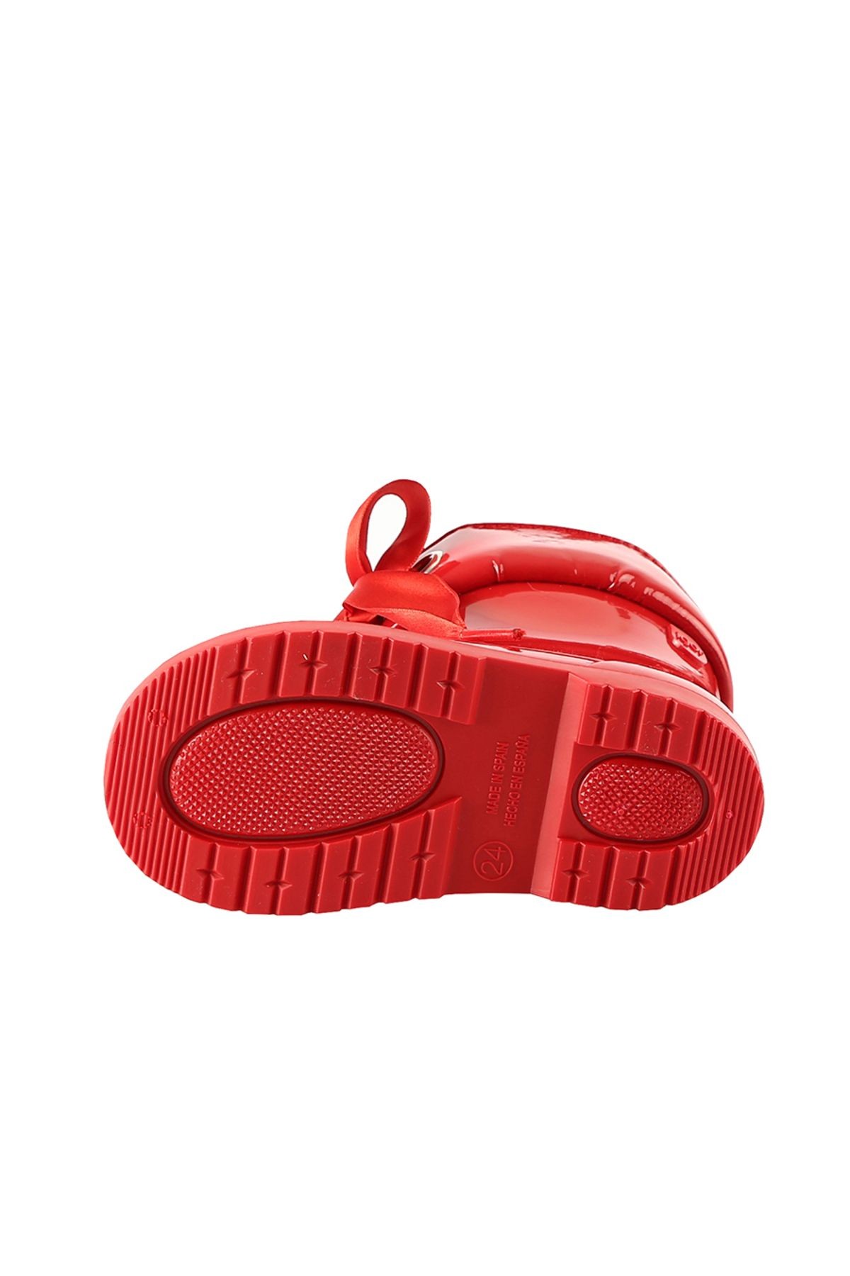 W10238 Bimbi Lazo Kız Çocuk Kırmızı Yağmur Çizmesi