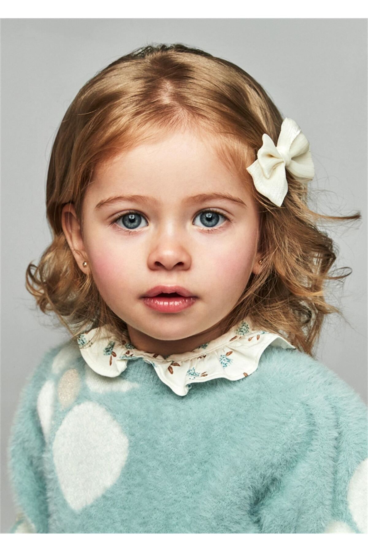 Kız Bebek Sweater Mint Yeşili 2321