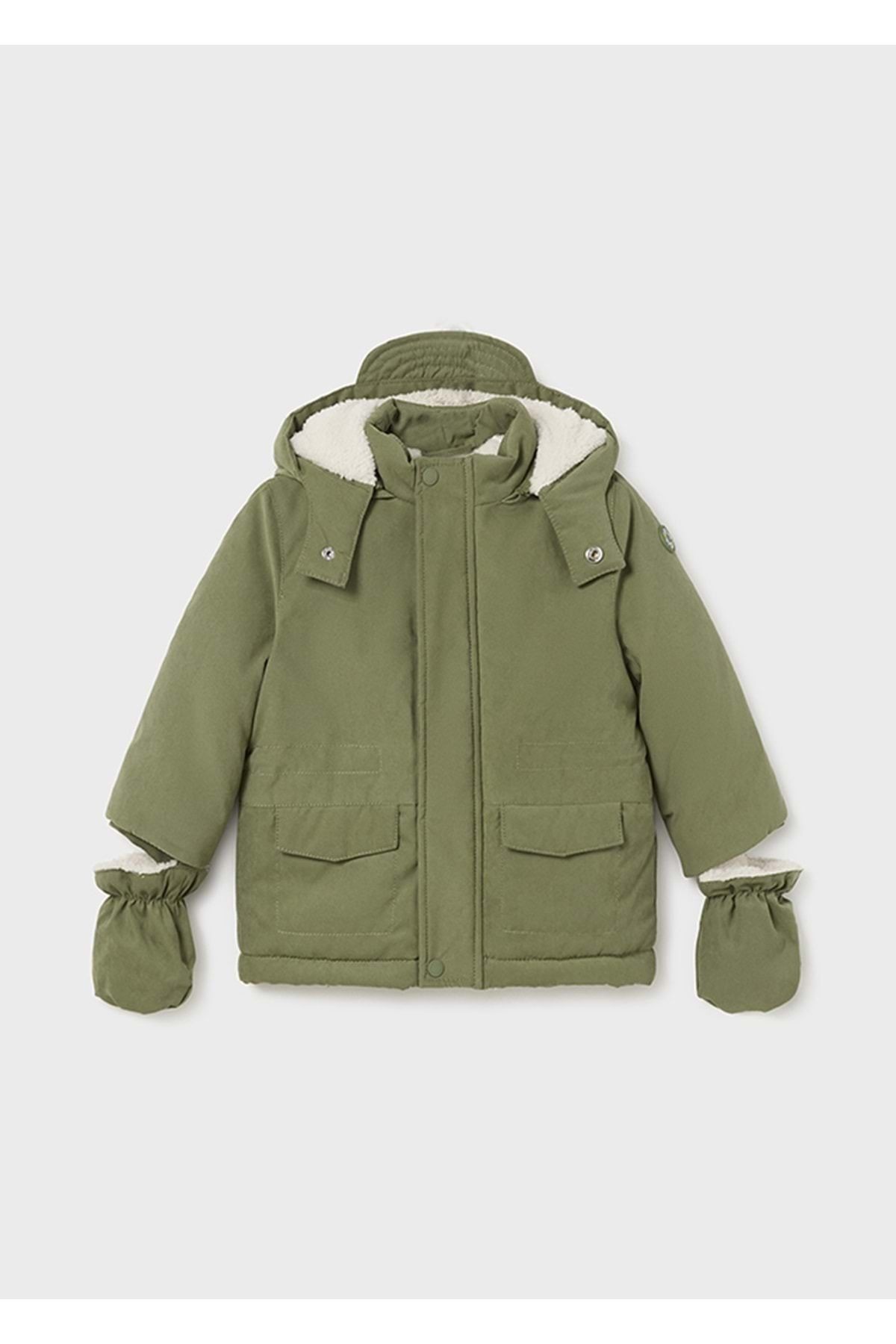 Erkek Bebek Kapüşonlu Parka