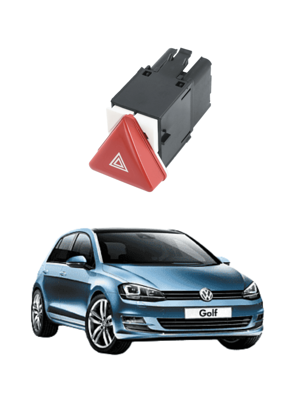 Kraw Flaşör Anahtarı | VW Golf V & Jetta Uyumlu (4 Pin)