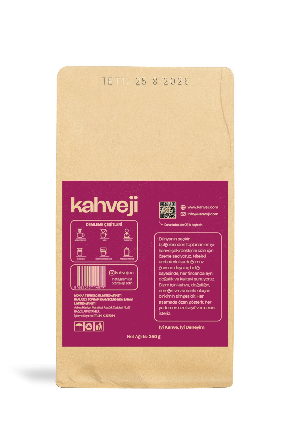 Kahveji Houndras San Isidro 250 Gr