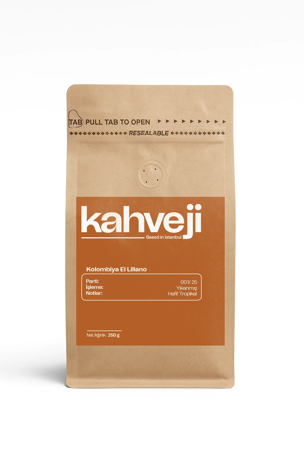 Kahveji Kolombiya El Lillano 250 Gr