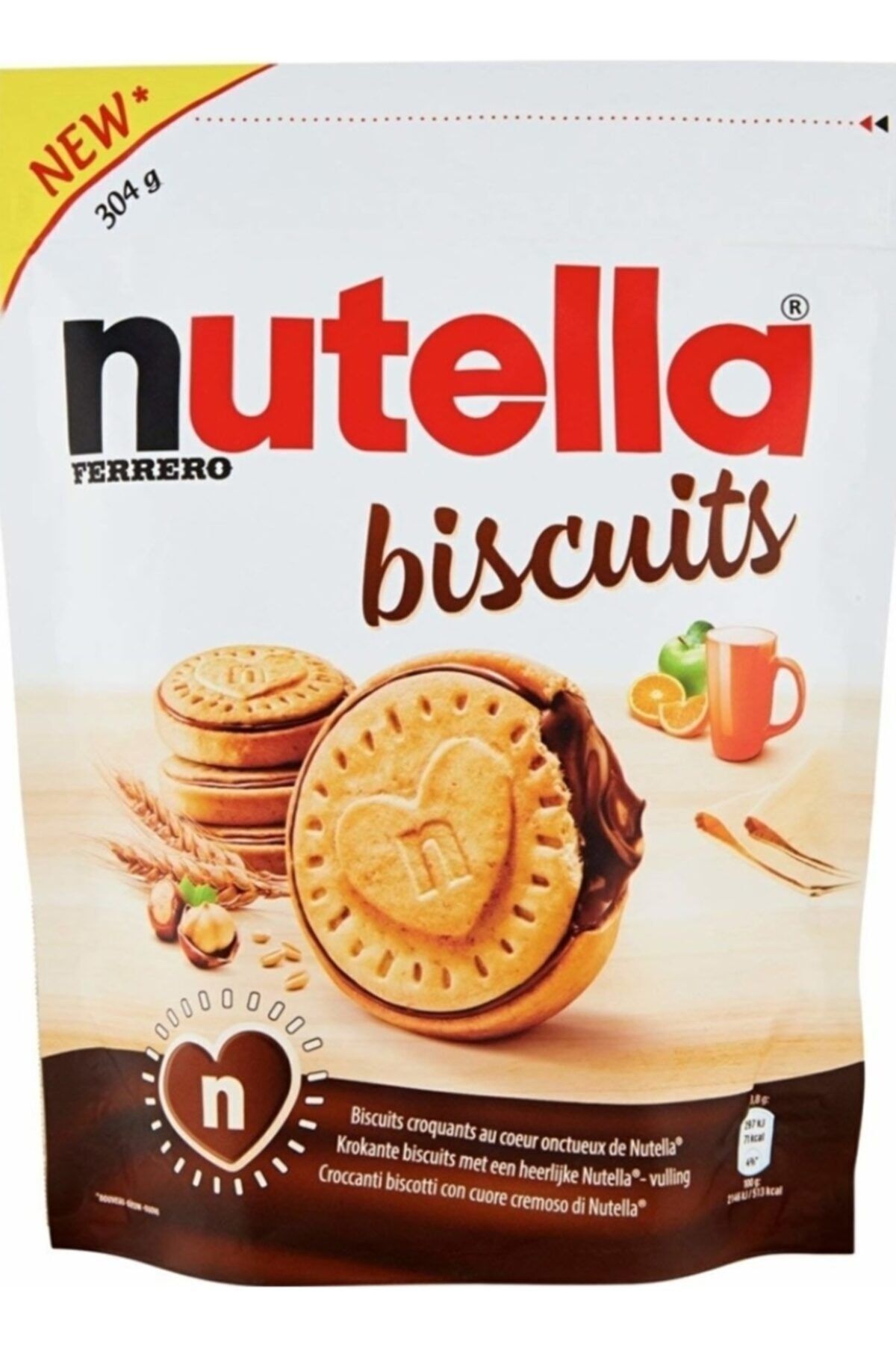 Nutella Biscuits 304 Gr