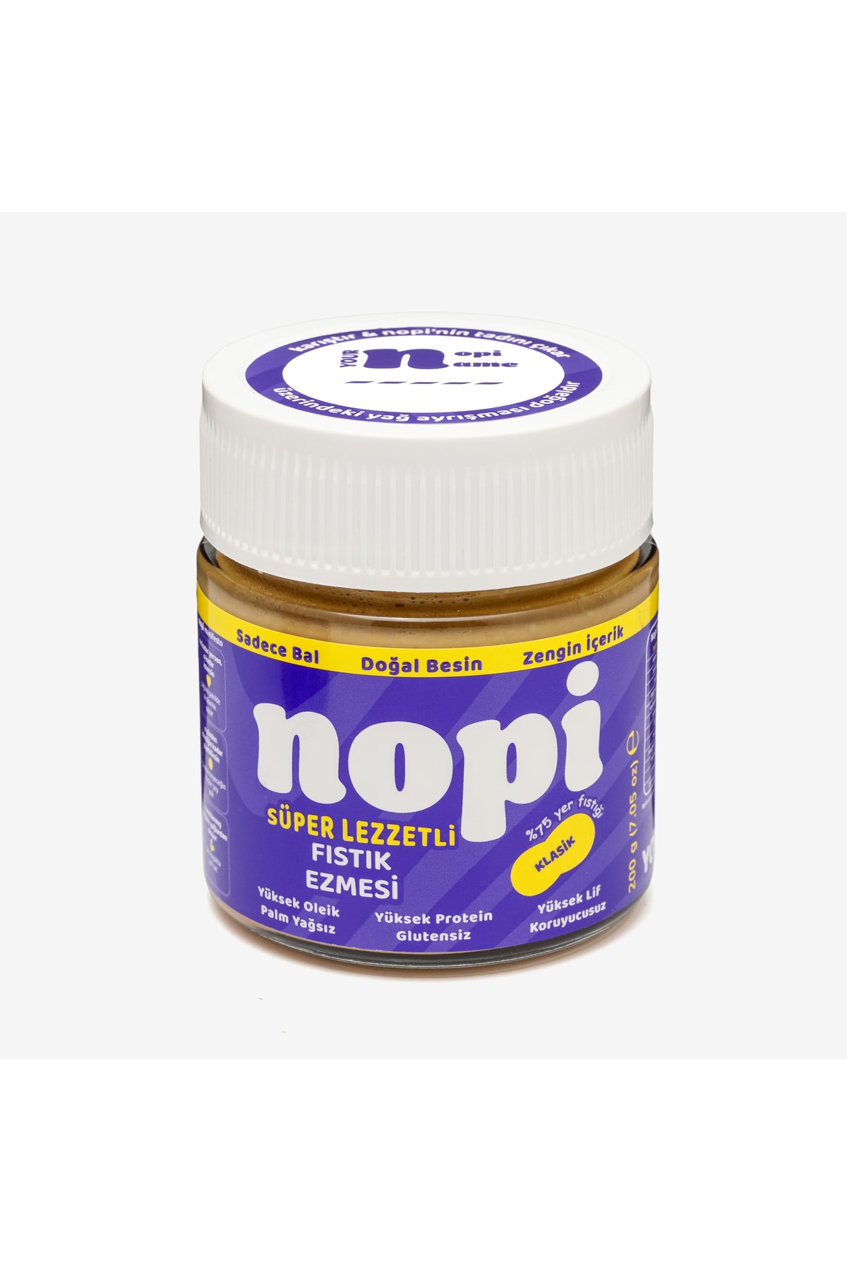 Nopi Klasik Yer Fıstığı Ezmesi 200G