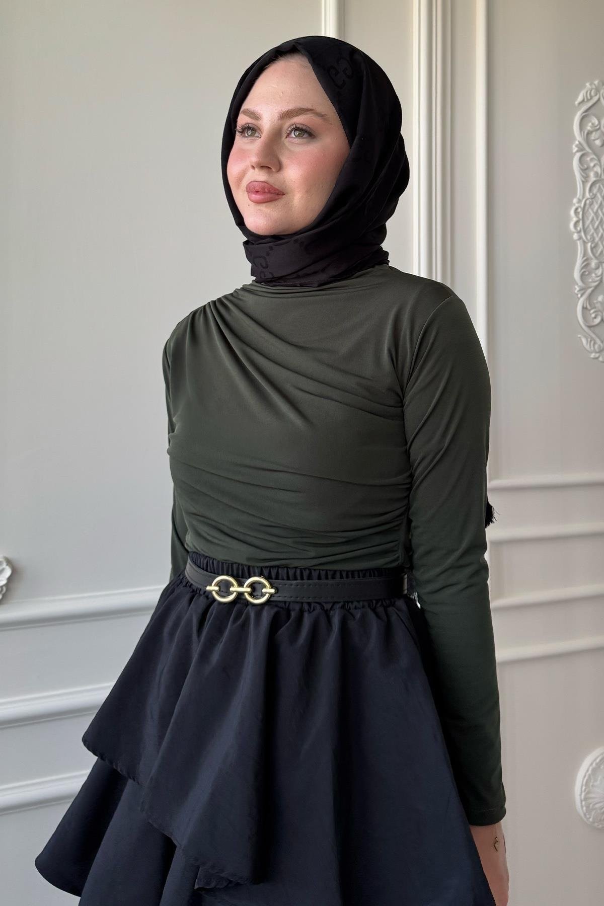Büzgülü Sandy Bluz