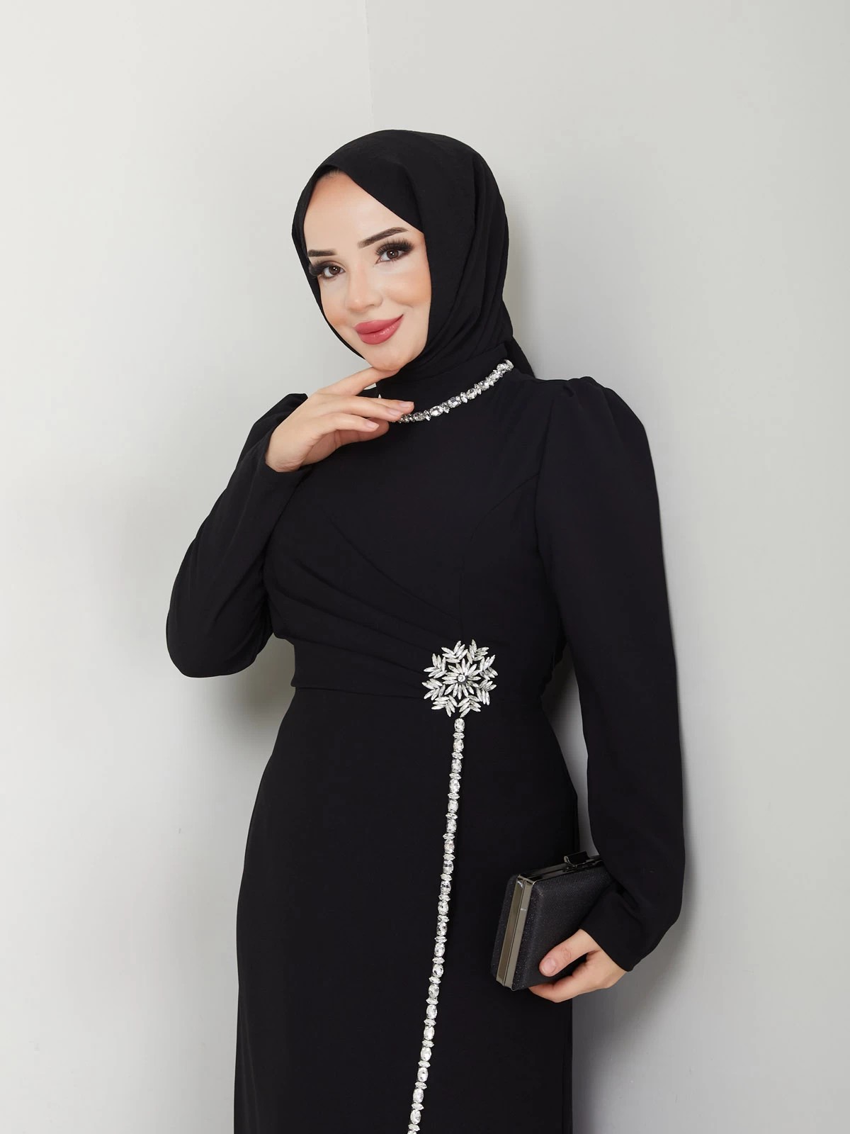 Krep Kumaş Elbise