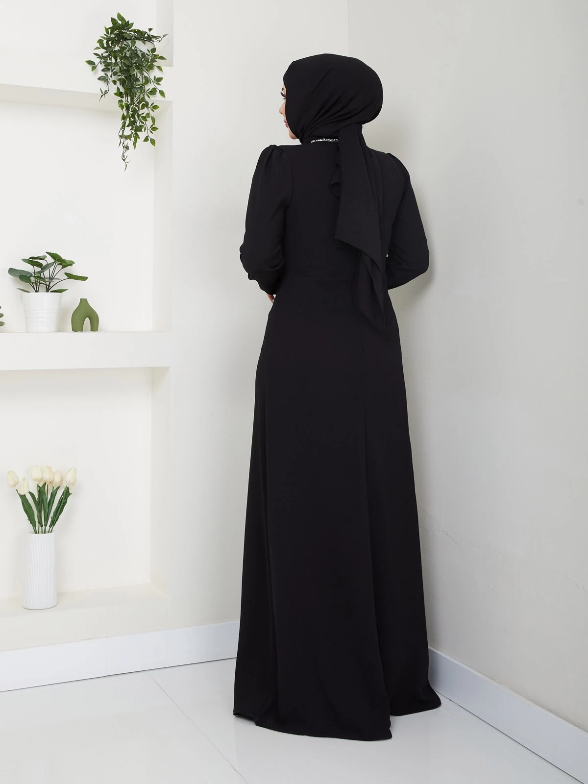 Krep Kumaş Elbise