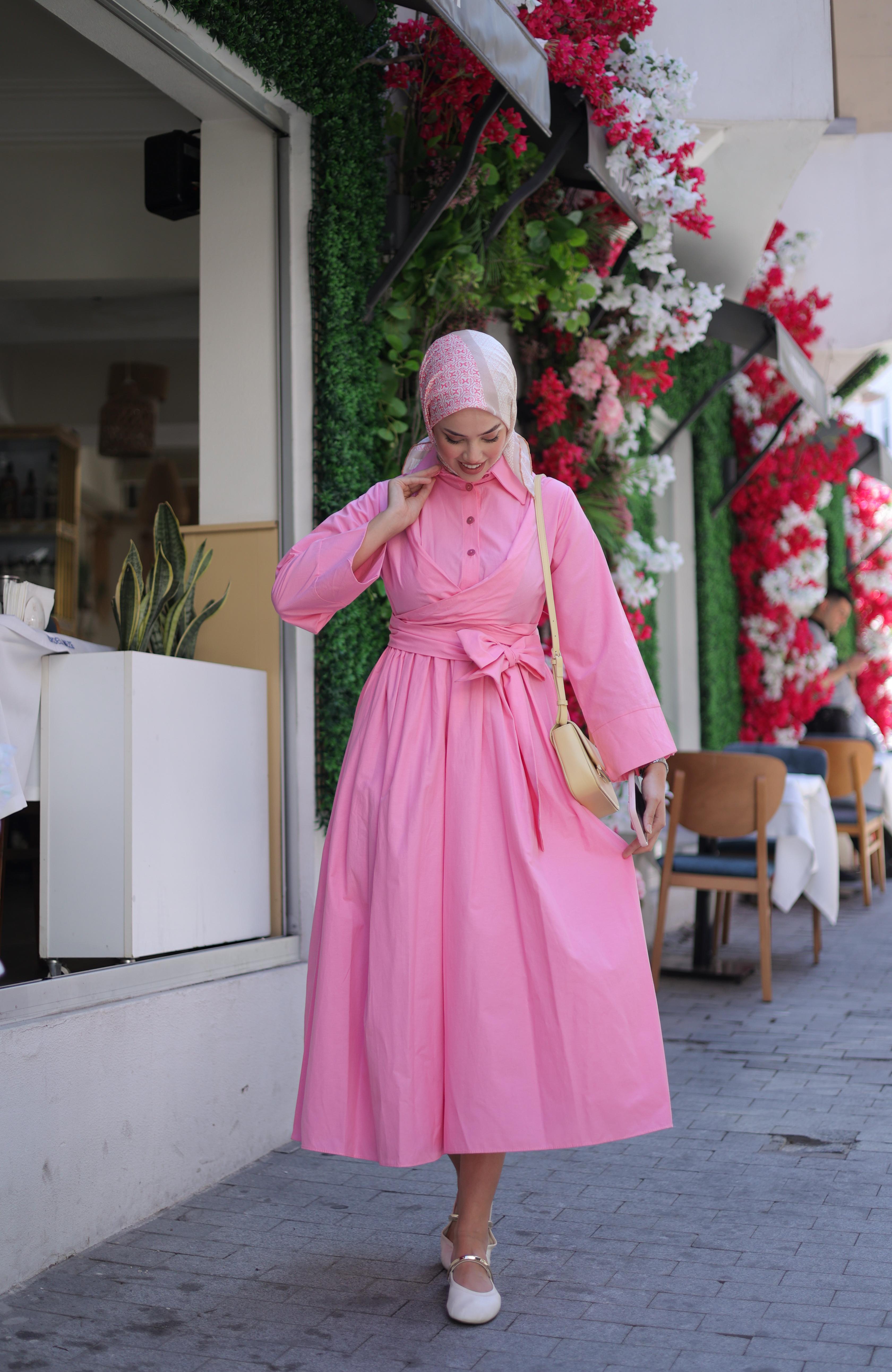 Zara Pop Elbise - pembe