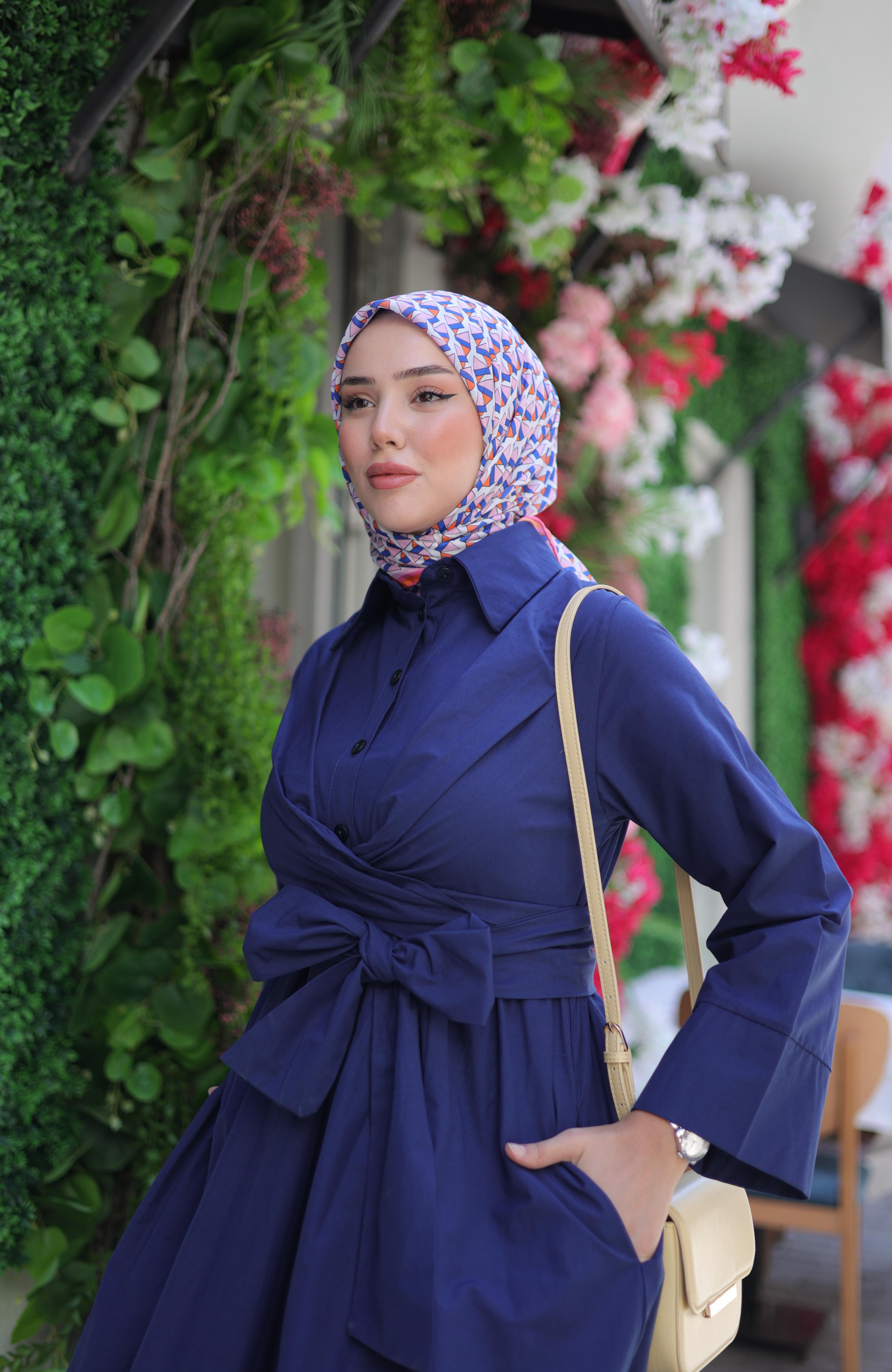 Zara Pop Elbise - lacivert