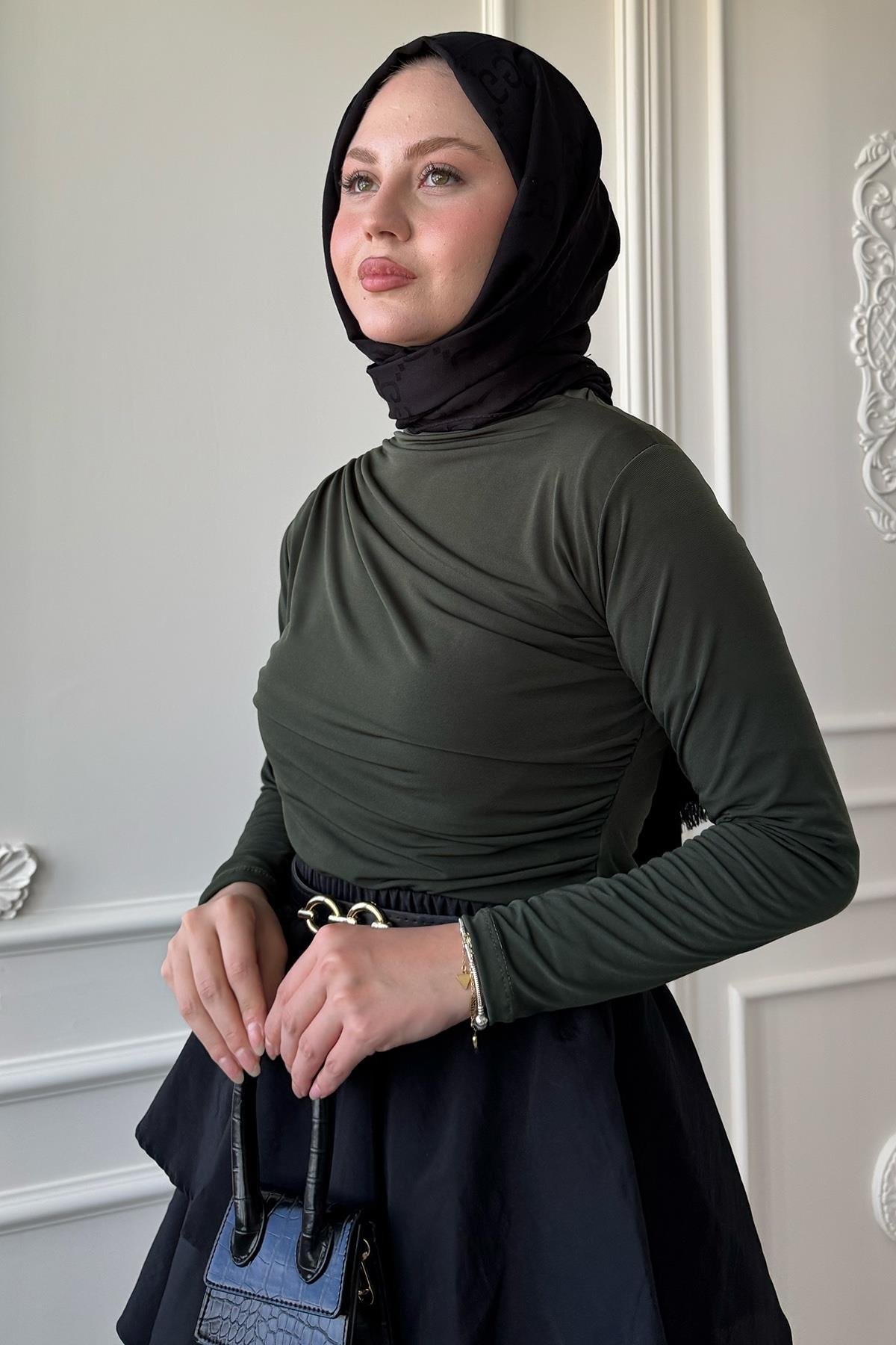Büzgülü Sandy Bluz