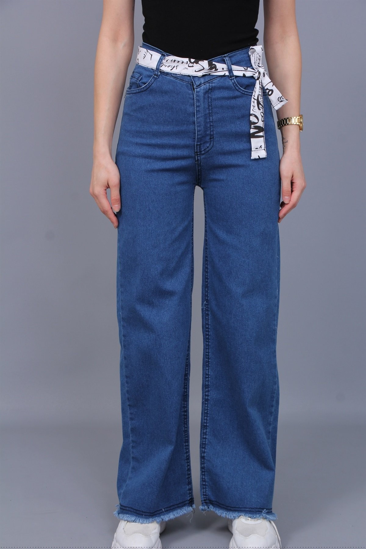 Kemerli Kot Pantolon
