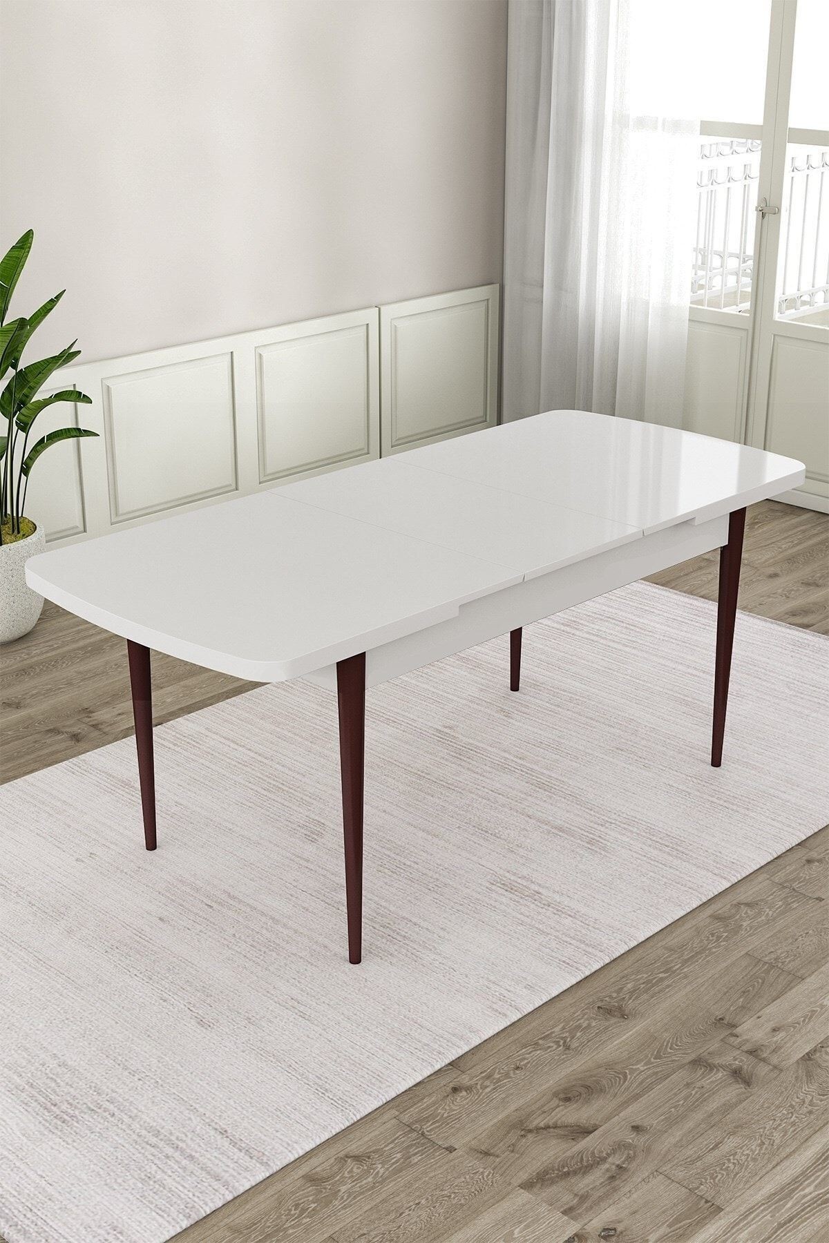 Kar Serisi 80X132 Mdf Açılabilir Mutfak Masası