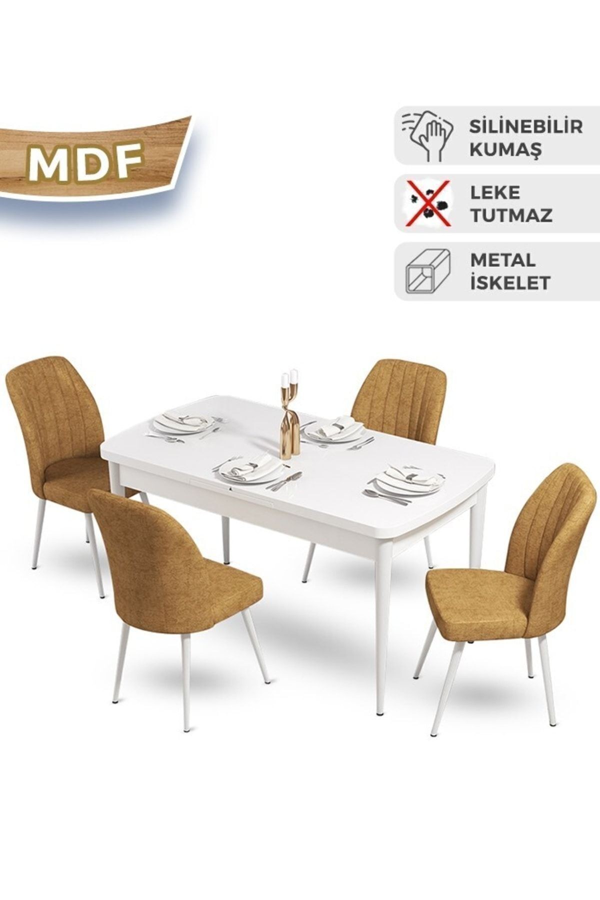 masa barok sandalyeler cappuccıno