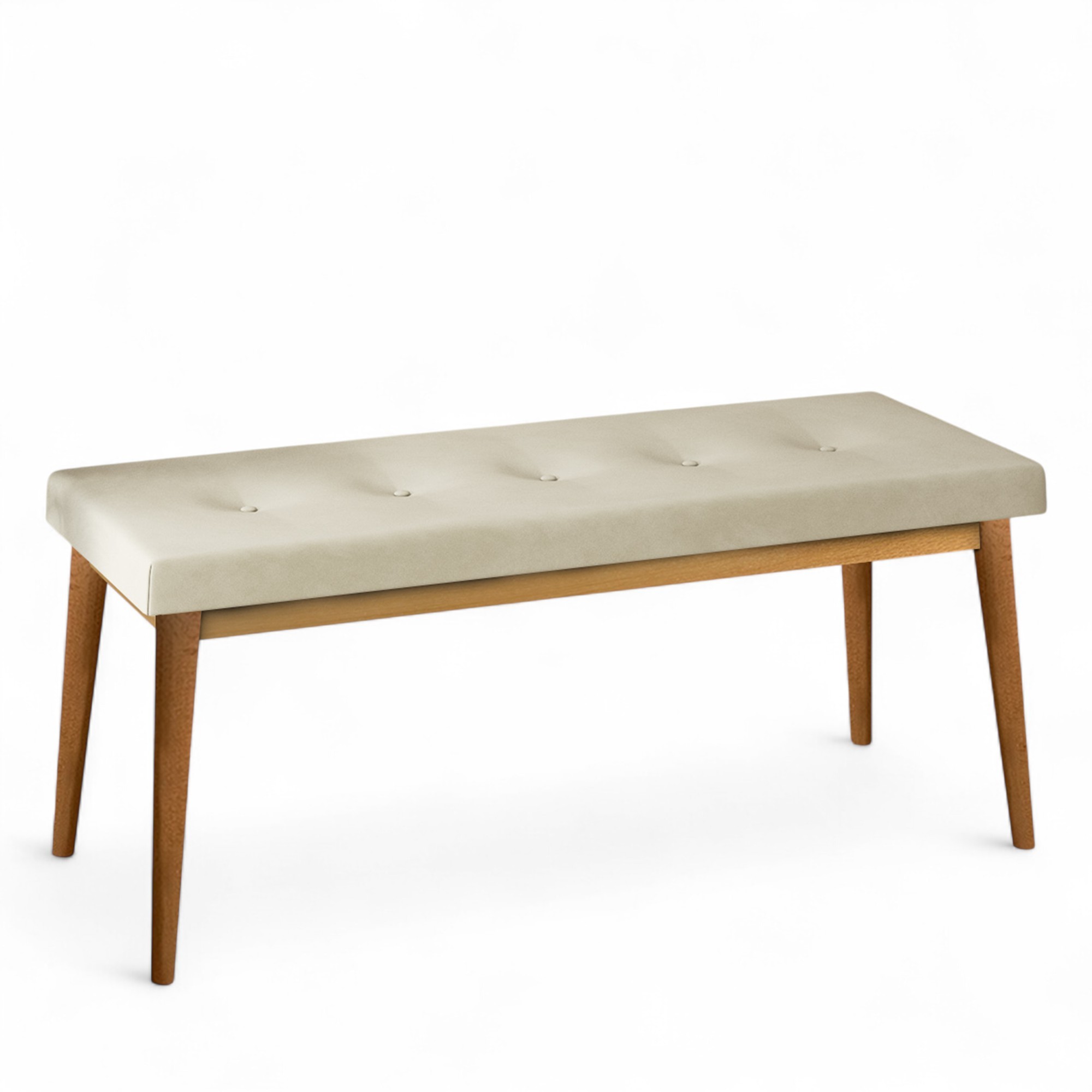 Krem Bench Beyaz Ayak