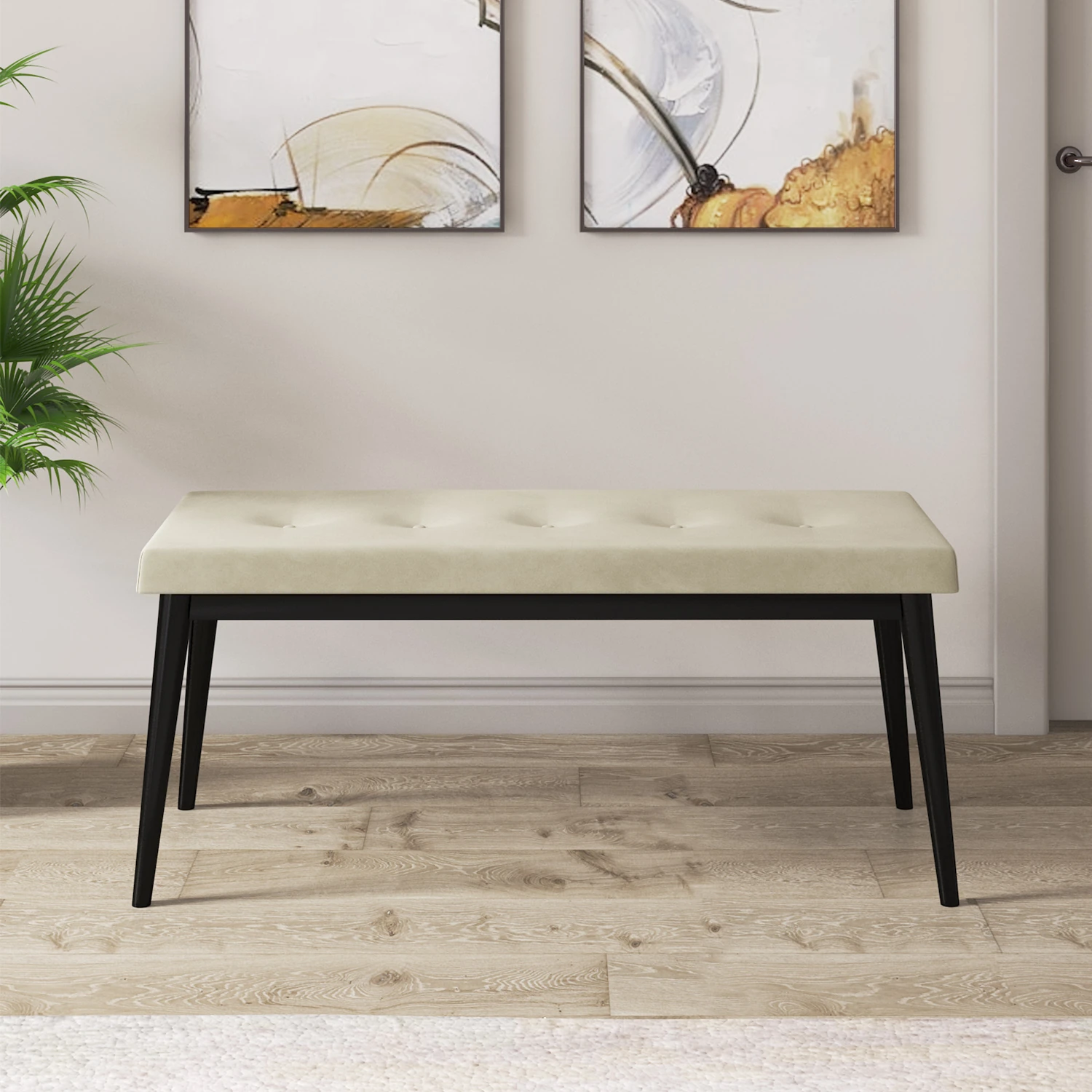 Are Serisi 80x132 Mdf Açılabilir Gold Halka Siyah Mermer Desen Masa Takımı 4 Sandalye Ve 1 Bench