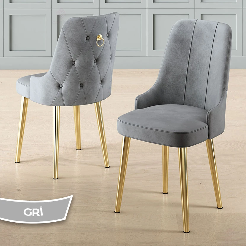 Nis Serisi 89x150 Açılabilir Lak Panel Beyaz Mermer Desen Masa Takımı 6 Sandalye