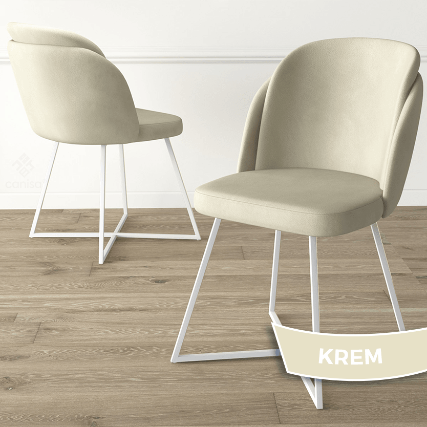 Oga Serisi 80x132 Açılabilir Beyaz Mermer Desen Masa Takımı Ve 6 Sandalye