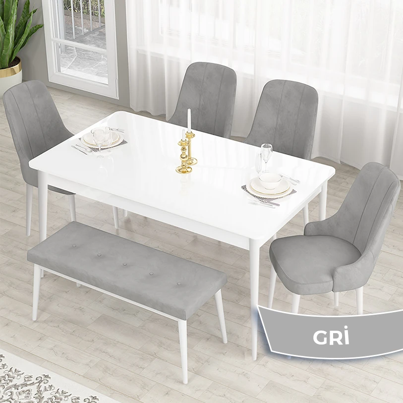 gri Sandalye beyaz masaa