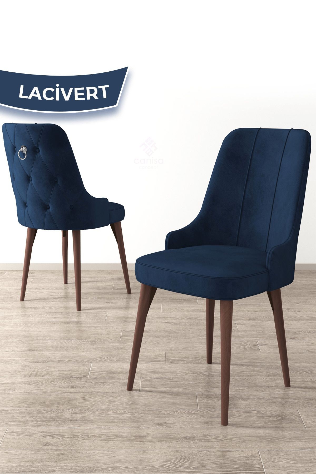 Noa Serisi 80x132 Mdf Açılabilir Gümüş Halka Beyaz Masa Ceviz Ayak Masa Takımı Ve 4 Sandalye Ve 1 Bench
