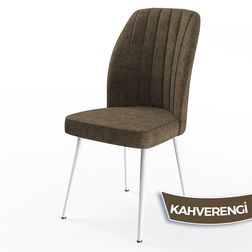 Mun Serisi 80x132 Açılabilir Mdf Beyaz Masa Takımı Ve 4 Sandalye