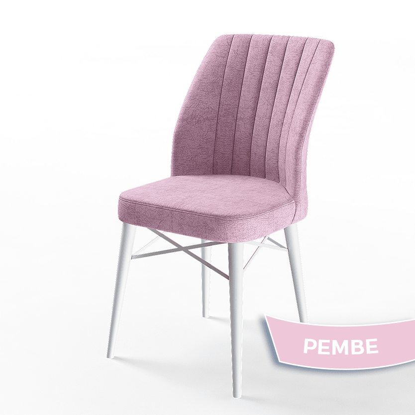 Fer Serisi 70x114 Açılabilir Beyaz Mermer Desen Masa Takımı ve 4 Sandalye