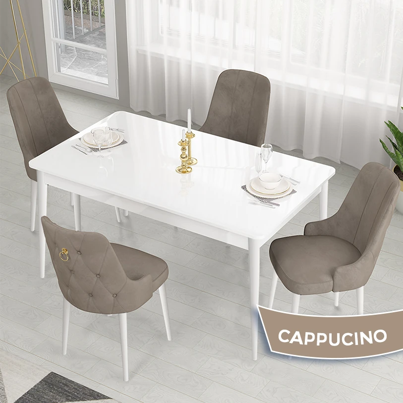 Beyaz Masa cap Sandalye